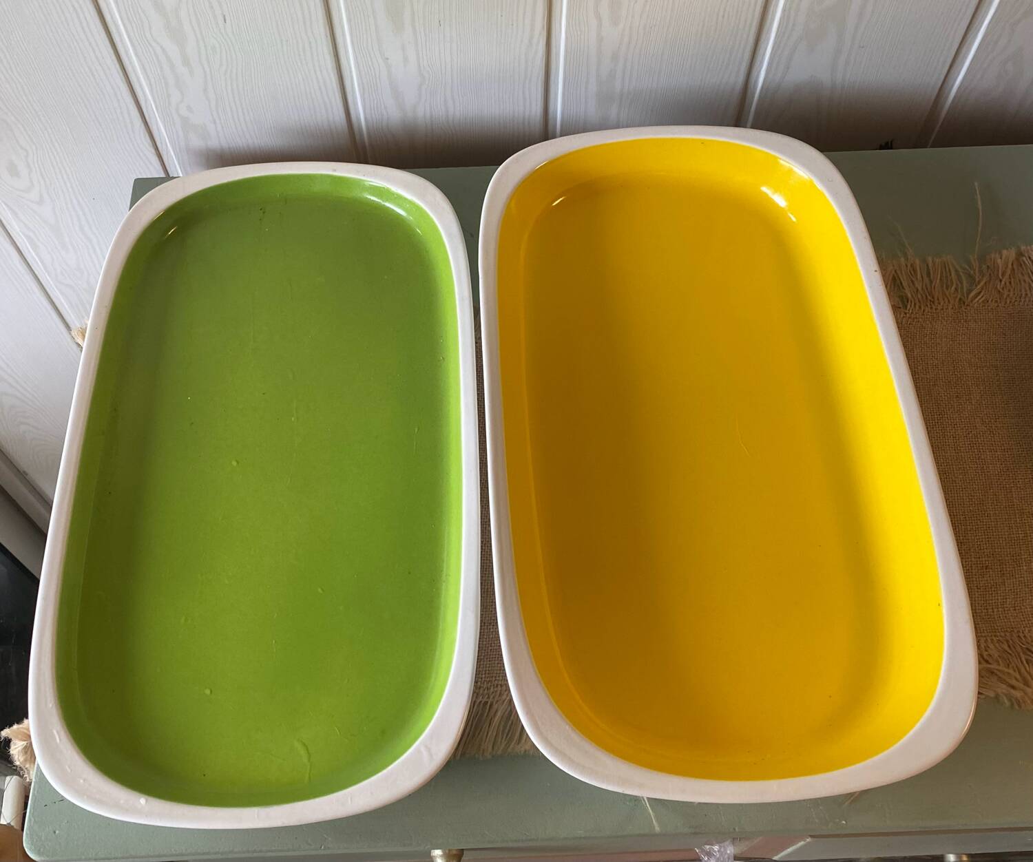 Grands plats vintage Salins 60s