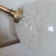 Brass and Clichy glass wall lamp