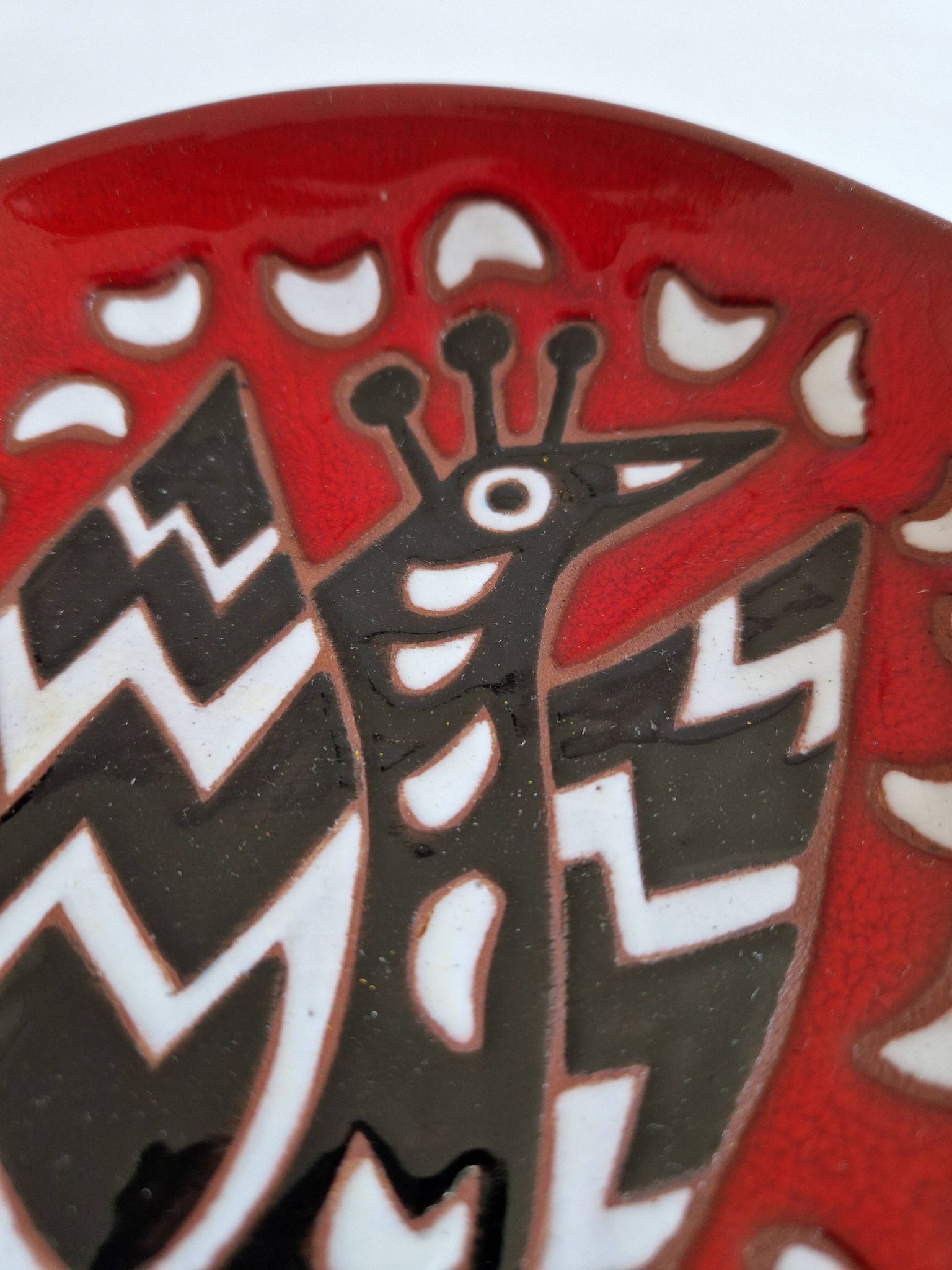 Vintage ceramic bowl by Jean Picart le Doux, circa 1960