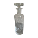 Carafe en verre cylindrique
