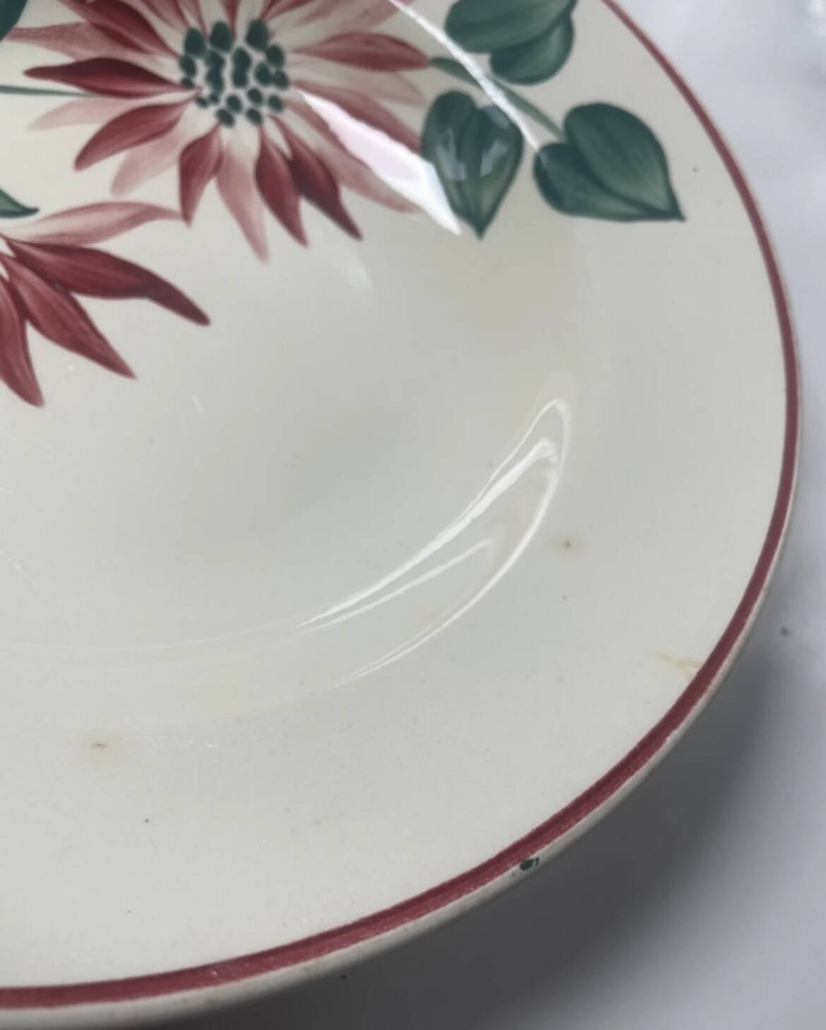 Floral deep plates hbcm