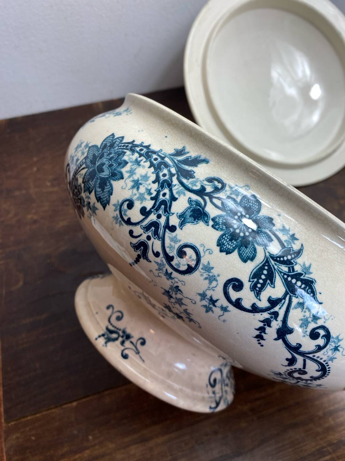 Soup tureen, ironstone, Sévigné, HB & Co.