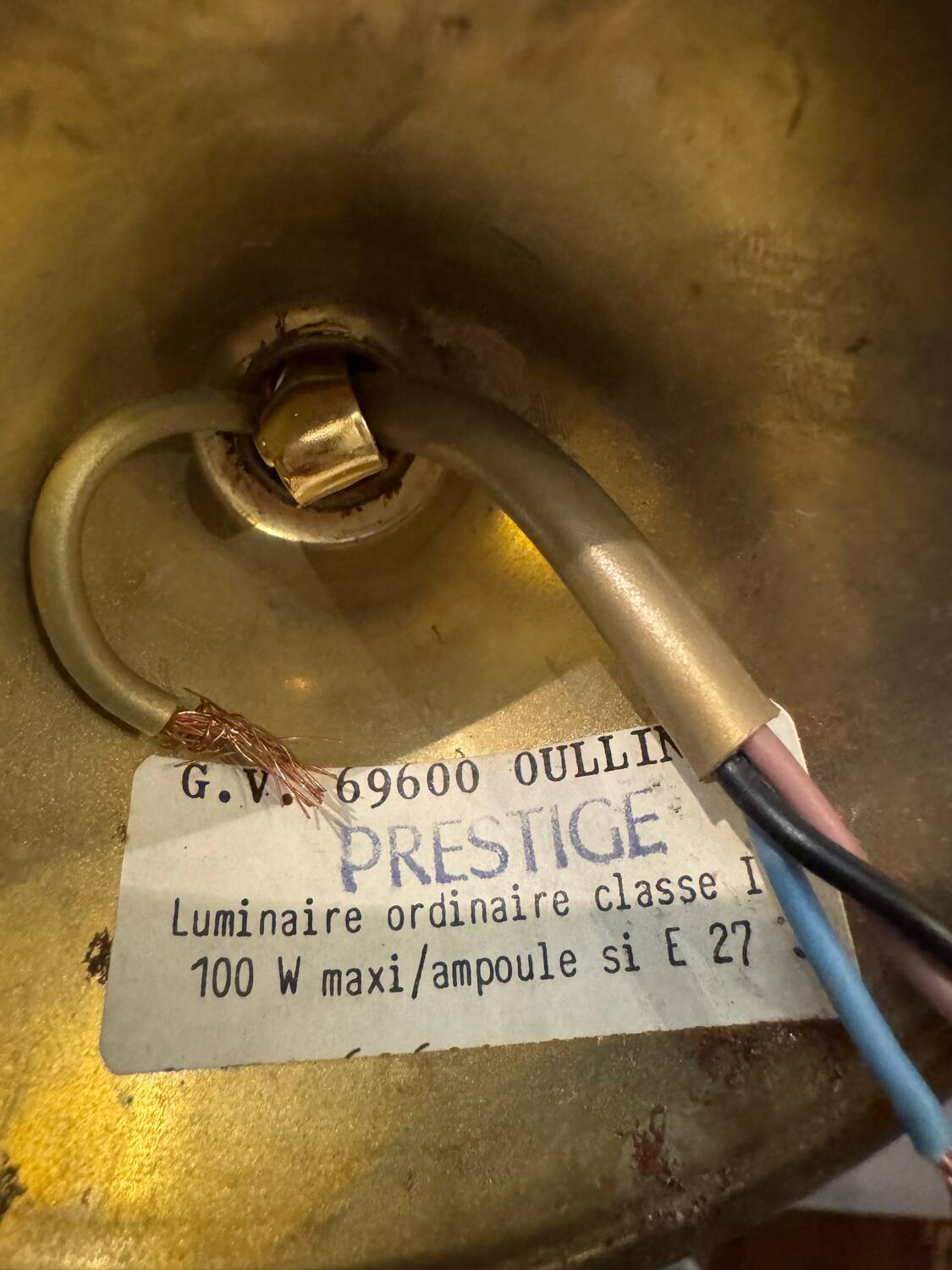 Lustre style Hollywood Regency années 80