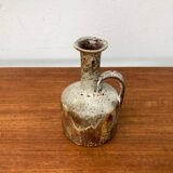 Brutalist Fat Lava Vase in Ceramic by Ruscha, West Germany, 1960s