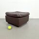 Mid-Century DS 11 Ottoman in Brown Leather from de Sede, Switzerland, 1960s
