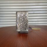 3 molded glass sconces 1950