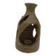 Stoneware candle holder.