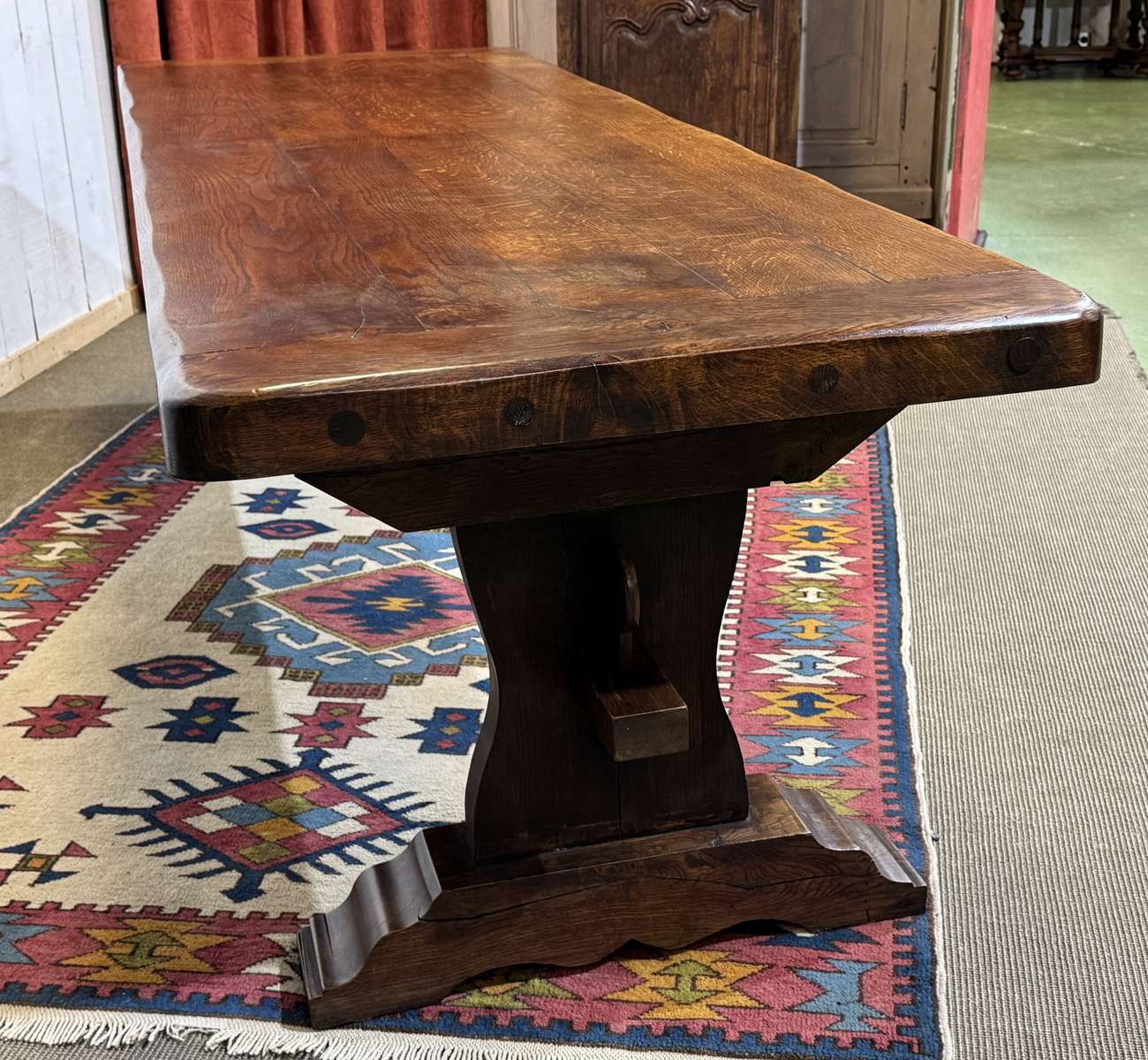 Monastery table in oak from the early 20th century.