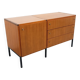 Vintage modernist enfilade ARP Minvielle by Guariche Mortier Motte teak