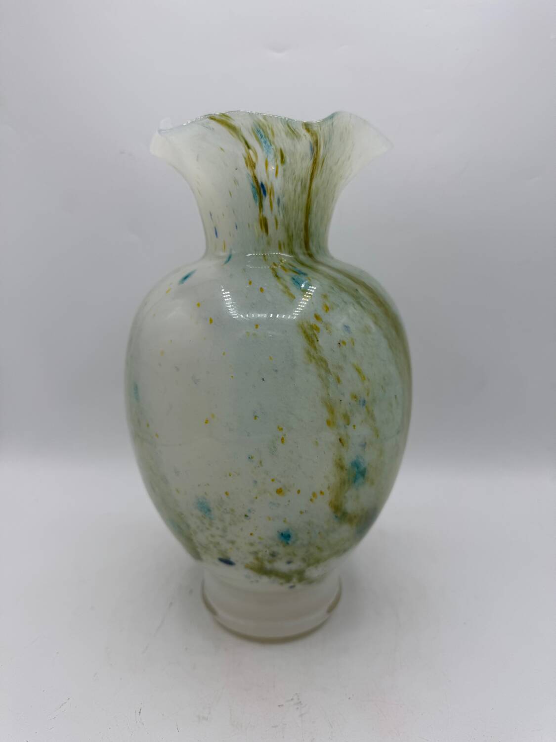 Vase opaline flammée