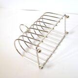 Vintage silver-plated toast rack with ball feet 1960 – Brunch Bistrot