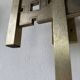 Pair of Regency brass wall lights in Italy