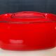 Vintage enamelled cast iron casserole dish