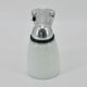 Aluminium cast iron and ancient opaline sconce