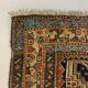 Antique tribal qashqai rug 275x157 cm, medium, oriental carpet truly shabby chic