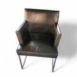 6 x Solo chair by Antonio Citterio for B&B Italia / Black leather