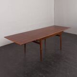 Mid-century Extendable Rosewood Dining Table, Model 10, Johannes Andersen for Hans Bech, Denmark, 19