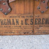 Old travel trunk
