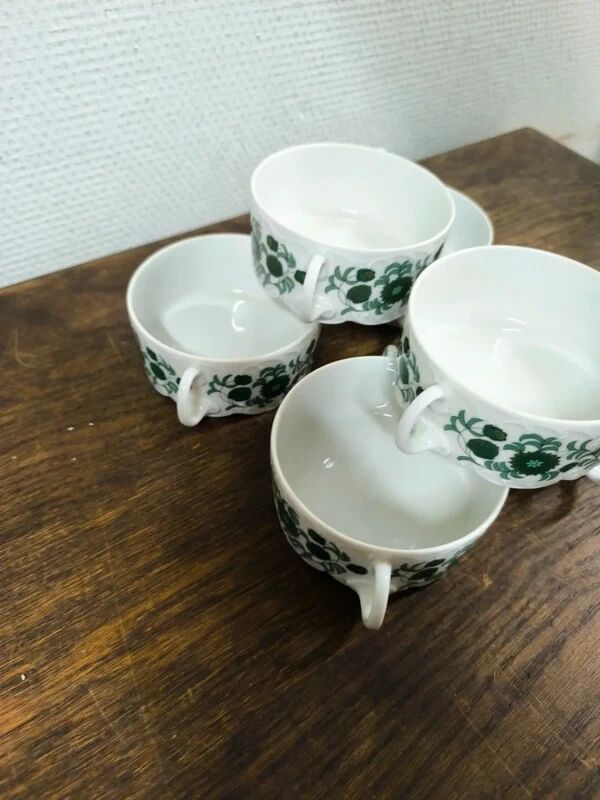 Bols à bouillon / soupe vintage Rosenthal Monbijou Giscard (x6)