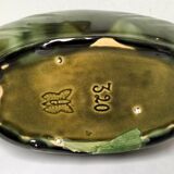 Old art nouveau earthenware planter