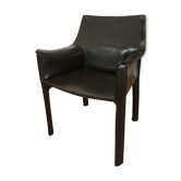 Mario Bellini leather armchair for Cassina, model CAB 413