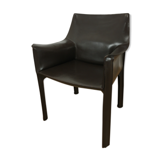 Mario Bellini leather armchair for Cassina, model CAB 413