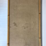 Desk in rattan and wicker