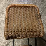 Pair of vintage Louis Sognot bar stools 1950