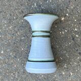 Vase de Knights of Tintagel en céramique grès bleu 1960 -70 soliflore