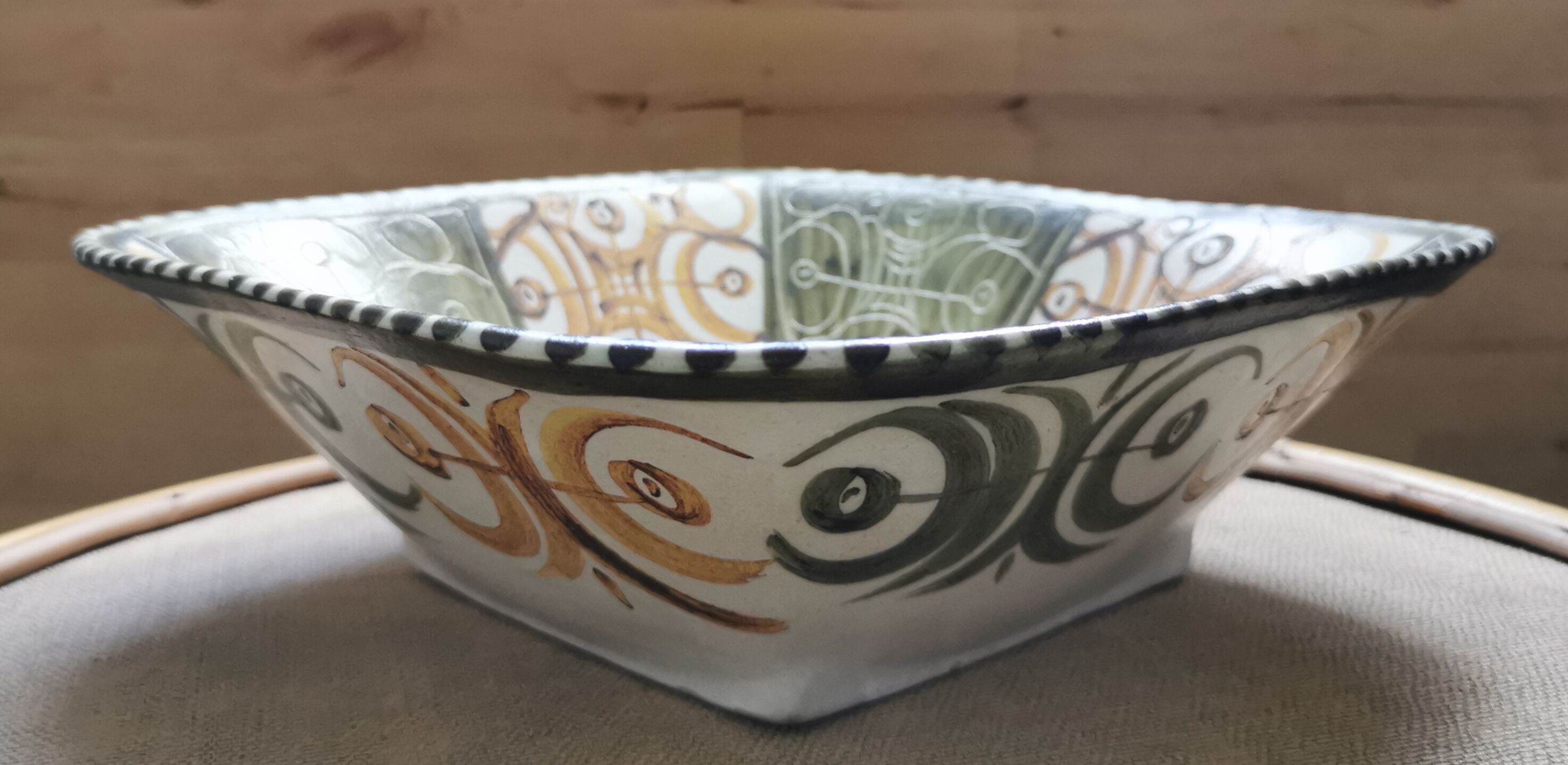 Keralluc enamelled sandstone cut by Andre Horellou