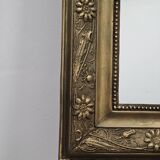 Miroir ancien trumeau doré Louis Philippe