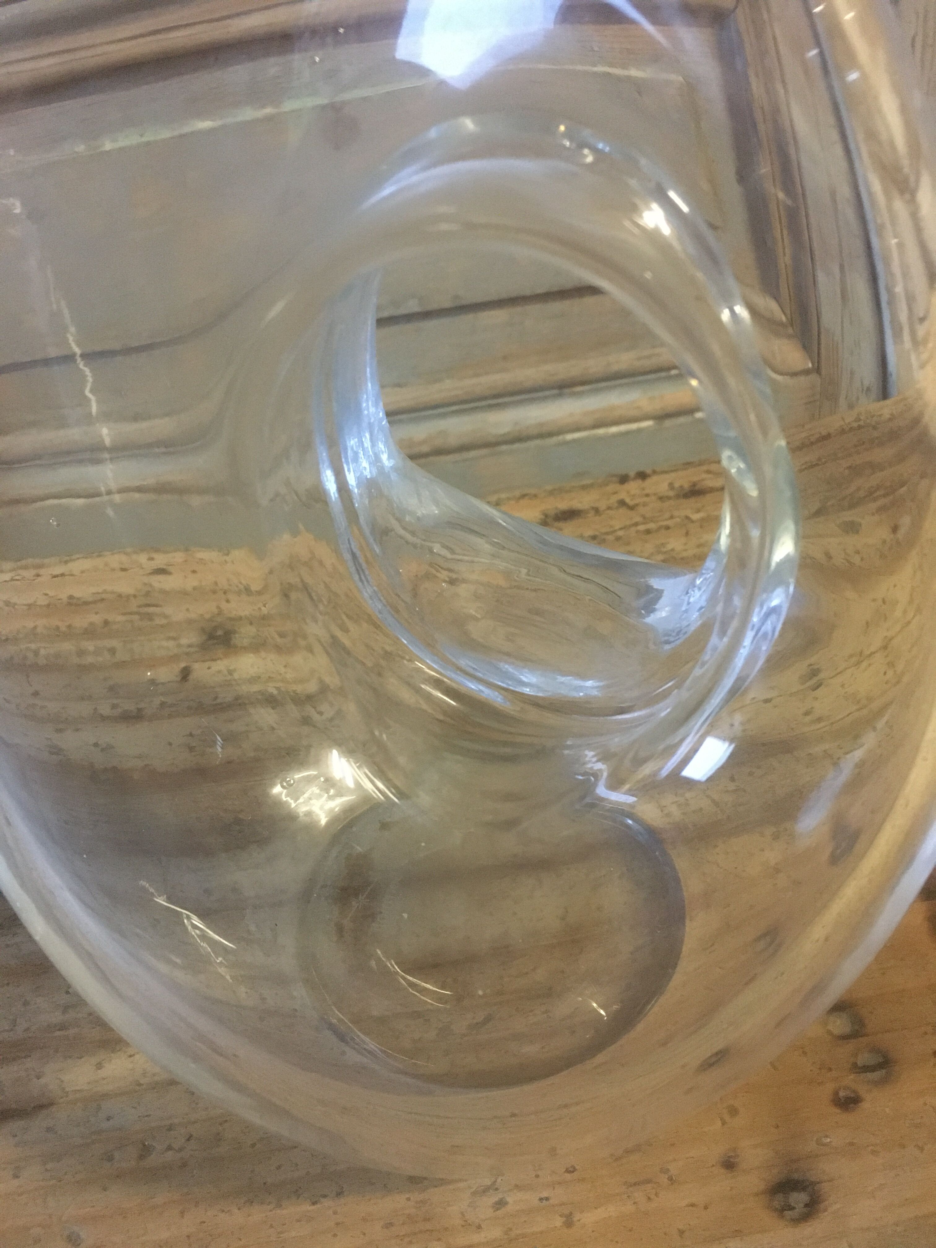 Carafe "Bormioli" in blown glass