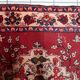 Antique handmade wool Malayer rug 4.9' x 8.6' circa 1920s - 1C1285