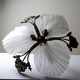 Vintage 1980s-90s Hollywood Regency Art Deco Bronze Mariner Seashell Chandelier