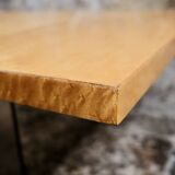 Ash burl bar coffee table, Paul Michel for Roche Bobois, 1980s