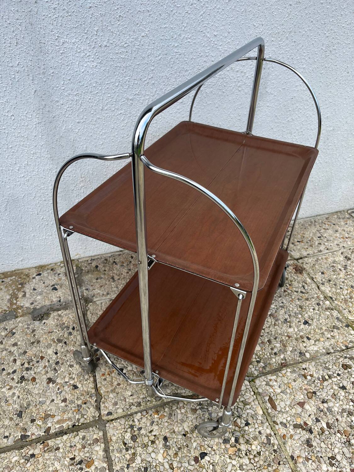 Vintage folding trolley