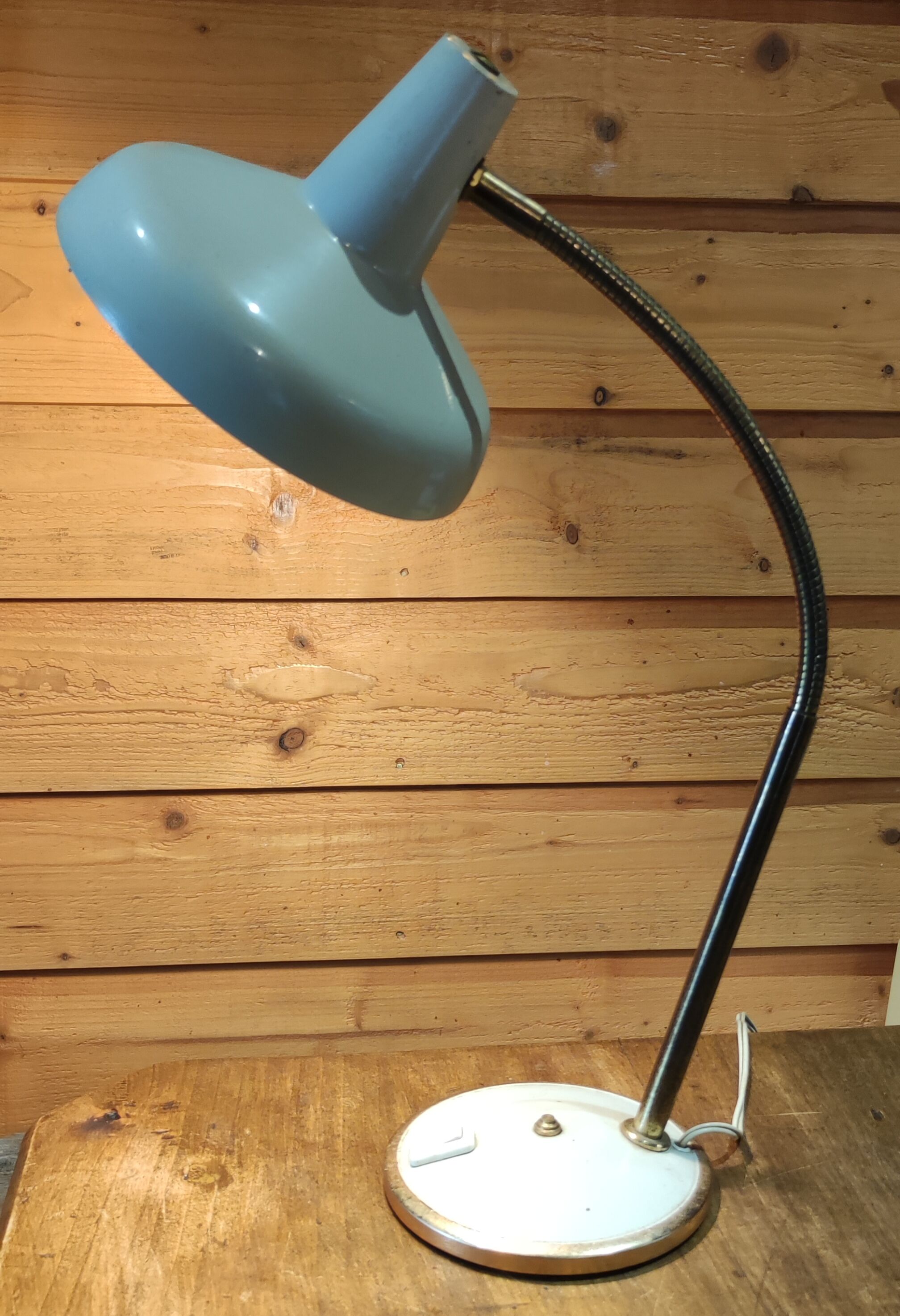 Vintage table lamp, Aluminor Nice France