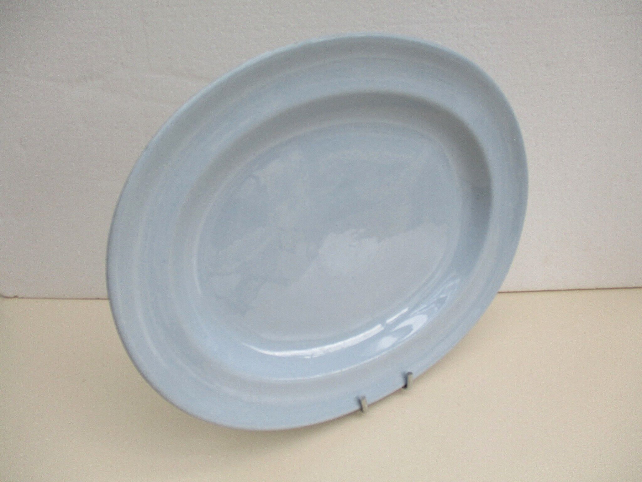 Plat Villeroy and Boch old blue earthenware