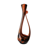 Vintage glass vase 70s