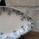 Ceramic dish with arabesque and flower decorations E. Bourgeois Terre de Fer