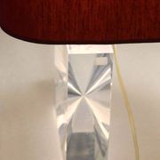 Romeo Rega lucite table lamp, 1970s