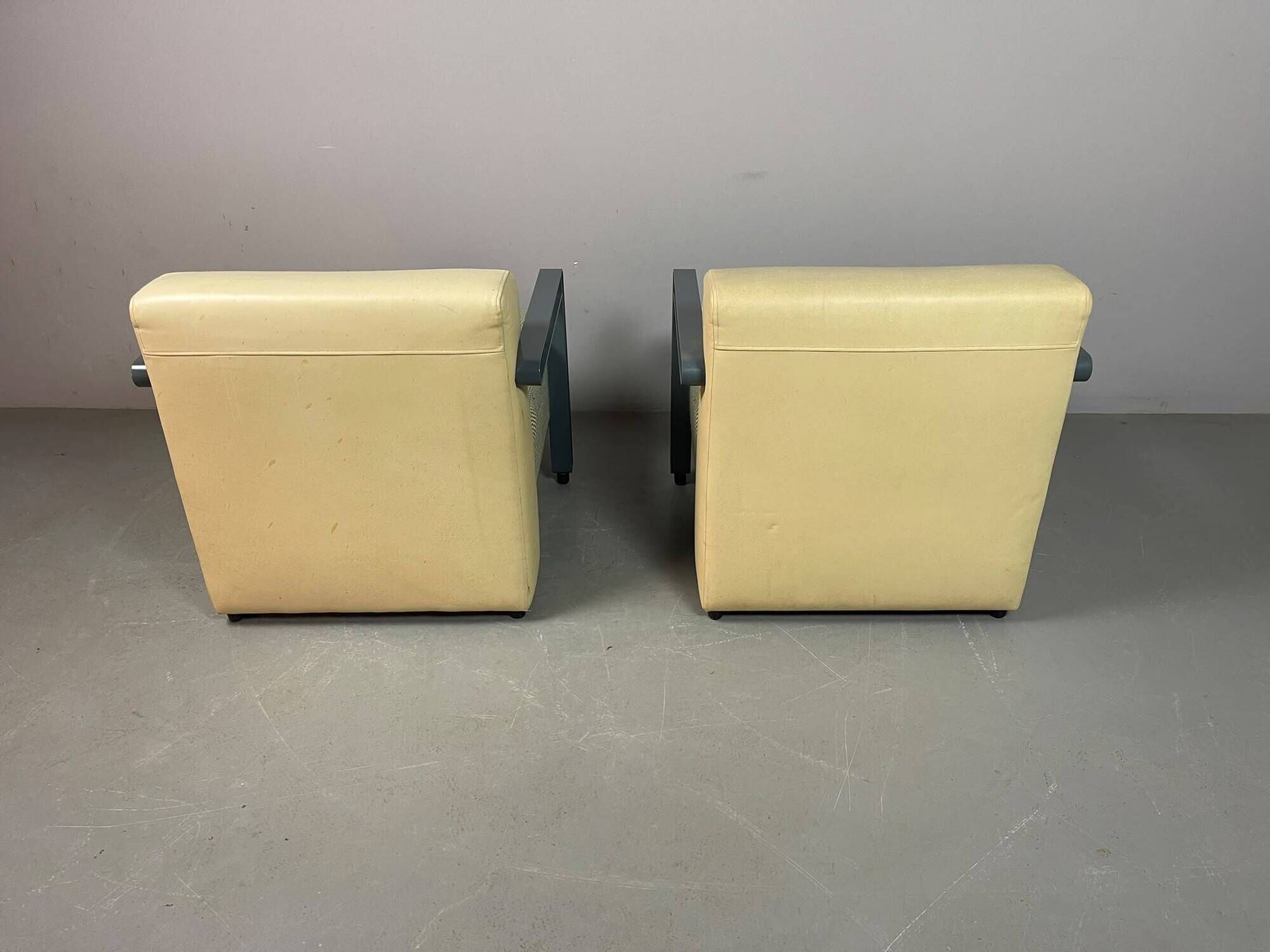 Pair of Artifort Model 952 “Transformation” Lounge Chairs by Hans de Wit.