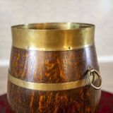 Barrel-Like Oak Umbrella Stand, Early 20th Century