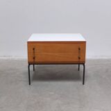 Modernist side table with drawers by Herbert Hirche for Holzäpfel, 1950s
