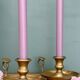 Lot de 2 bougeoirs anciens en laiton