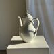 White Bavarian porcelain teapot H27