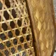 Suspension made of rattan and wicker
