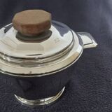 Boulenger coffee and tea service in silver metal