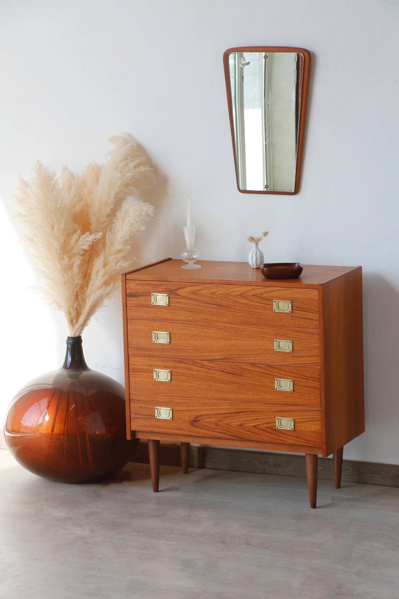 Danish teak commode Reoval – vintage design 1970s