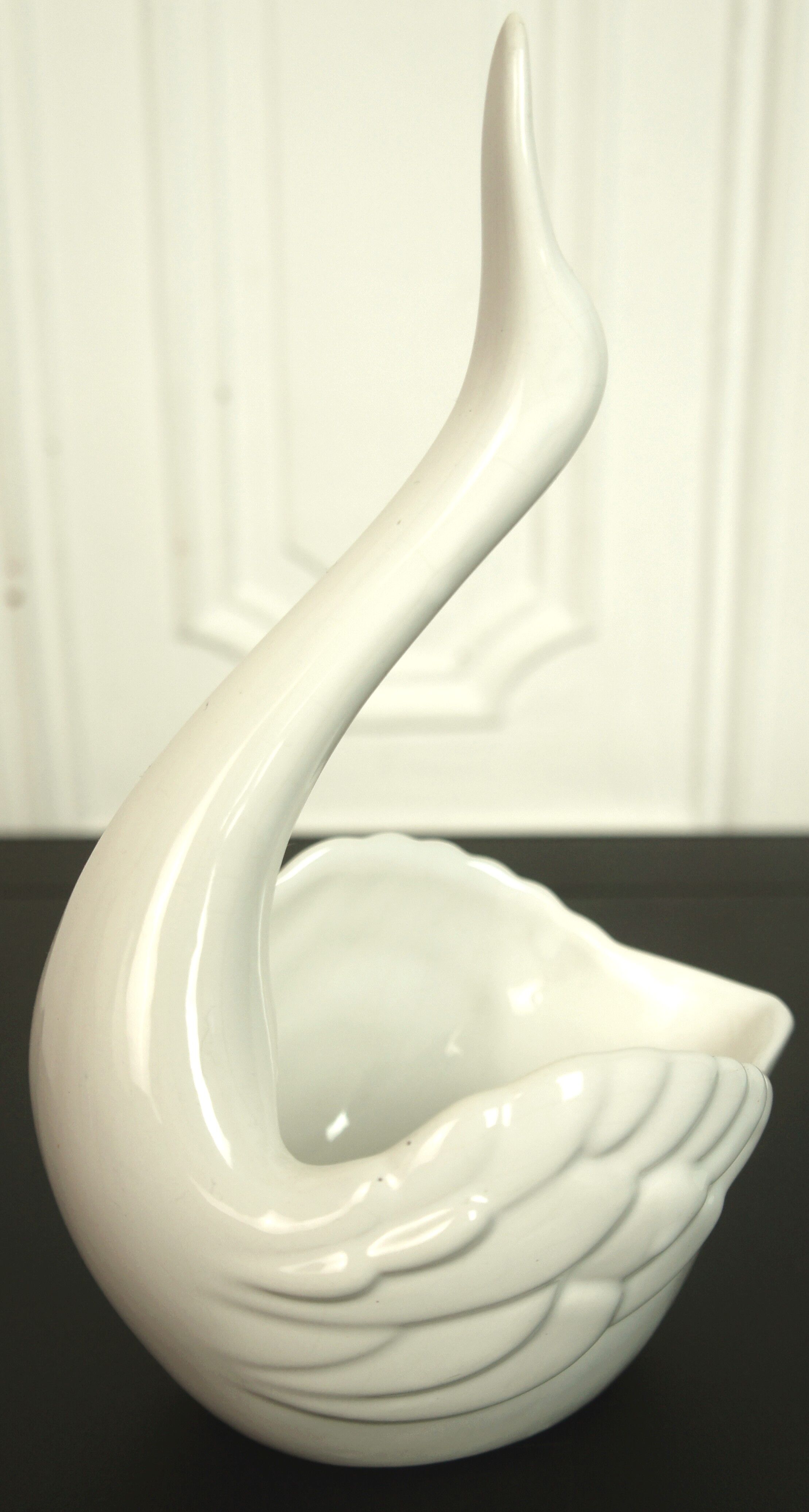 Pot cygne en porcelaine vintage